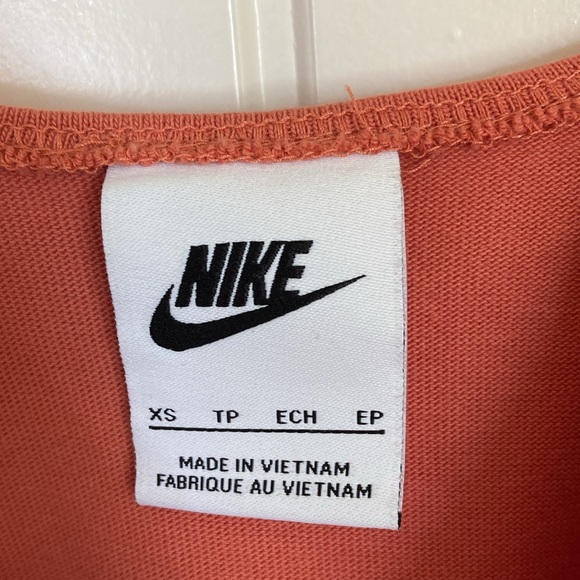 Nike Womens Sunshine Tank Dress Orange Size XL Cotton Athleisure - Picture 4 of 8